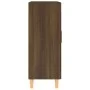 Brown oak plywood sideboard 69.5x34x90 cm by vidaXL, Sideboards - Ref: Foro24-817341, Price: 68,92 €, Discount: %