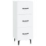 Weißes Sideboard aus Holzwerkstoff, 34,5 x 34 x 90 cm von vidaXL, Sideboards - Ref: Foro24-812348, Preis: 62,35 €, Rabatt: %