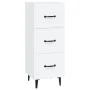 White engineered wood sideboard 34.5x34x90 cm by vidaXL, Sideboards - Ref: Foro24-812348, Price: 61,77 €, Discount: %