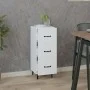 Weißes Sideboard aus Holzwerkstoff, 34,5 x 34 x 90 cm von vidaXL, Sideboards - Ref: Foro24-812348, Preis: 61,77 €, Rabatt: %