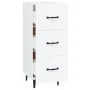 White engineered wood sideboard 34.5x34x90 cm by vidaXL, Sideboards - Ref: Foro24-812348, Price: 61,77 €, Discount: %
