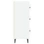 White engineered wood sideboard 34.5x34x90 cm by vidaXL, Sideboards - Ref: Foro24-812348, Price: 62,35 €, Discount: %