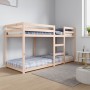 Litera de madera maciza de pino 80x200 cm de vidaXL, Camas y somieres - Ref: Foro24-821649, Precio: 132,93 €, Descuento: %