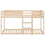 Litera de madera maciza de pino 80x200 cm de vidaXL, Camas y somieres - Ref: Foro24-821649, Precio: 132,93 €, Descuento: %