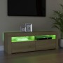 TV-Schrank mit LED-Leuchten Sonoma-Eiche 120x35x40 cm von vidaXL, TV-Möbel - Ref: Foro24-804313, Preis: 78,87 €, Rabatt: %
