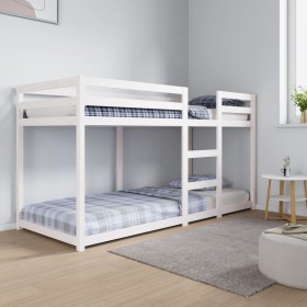 Etagenbett aus massivem Kiefernholz, 80 x 200 cm von vidaXL, Betten und Lattenroste - Ref: Foro24-821650, Preis: 145,37 €, Ra...
