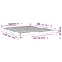 Solid pine wood bed frame 160x200 cm by vidaXL, Beds and slatted bases - Ref: Foro24-823434, Price: 106,99 €, Discount: %