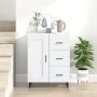 Weißes Sperrholz-Sideboard 69,5 x 34 x 90 cm von vidaXL, Sideboards - Ref: Foro24-812231, Preis: 62,34 €, Rabatt: %