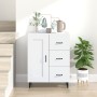 Weißes Sperrholz-Sideboard 69,5 x 34 x 90 cm von vidaXL, Sideboards - Ref: Foro24-812231, Preis: 89,94 €, Rabatt: %