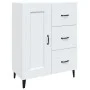 Weißes Sperrholz-Sideboard 69,5 x 34 x 90 cm von vidaXL, Sideboards - Ref: Foro24-812231, Preis: 62,34 €, Rabatt: %