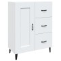 Weißes Sperrholz-Sideboard 69,5 x 34 x 90 cm von vidaXL, Sideboards - Ref: Foro24-812231, Preis: 89,94 €, Rabatt: %