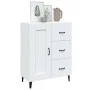 Weißes Sperrholz-Sideboard 69,5 x 34 x 90 cm von vidaXL, Sideboards - Ref: Foro24-812231, Preis: 62,34 €, Rabatt: %