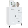 Weißes Sperrholz-Sideboard 69,5 x 34 x 90 cm von vidaXL, Sideboards - Ref: Foro24-812231, Preis: 89,94 €, Rabatt: %