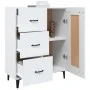 Weißes Sperrholz-Sideboard 69,5 x 34 x 90 cm von vidaXL, Sideboards - Ref: Foro24-812231, Preis: 62,34 €, Rabatt: %