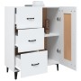 Weißes Sperrholz-Sideboard 69,5 x 34 x 90 cm von vidaXL, Sideboards - Ref: Foro24-812231, Preis: 89,94 €, Rabatt: %