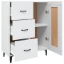 Weißes Sperrholz-Sideboard 69,5 x 34 x 90 cm von vidaXL, Sideboards - Ref: Foro24-812231, Preis: 89,94 €, Rabatt: %