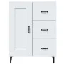 Weißes Sperrholz-Sideboard 69,5 x 34 x 90 cm von vidaXL, Sideboards - Ref: Foro24-812231, Preis: 62,34 €, Rabatt: %