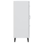 Weißes Sperrholz-Sideboard 69,5 x 34 x 90 cm von vidaXL, Sideboards - Ref: Foro24-812231, Preis: 89,94 €, Rabatt: %