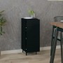 Aparador de madera contrachapada negro 34,5x34x90 cm de vidaXL, Aparadores - Ref: Foro24-812349, Precio: 68,86 €, Descuento: %