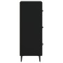 Aparador de madera contrachapada negro 34,5x34x90 cm de vidaXL, Aparadores - Ref: Foro24-812349, Precio: 68,86 €, Descuento: %
