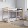 Solid pine wood bunk bed 75x190 cm by vidaXL, Beds and slatted bases - Ref: Foro24-821659, Price: 128,20 €, Discount: %