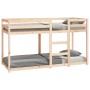 Litera de madera maciza de pino 75x190 cm de vidaXL, Camas y somieres - Ref: Foro24-821659, Precio: 134,76 €, Descuento: %