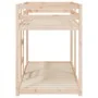 Solid pine wood bunk bed 75x190 cm by vidaXL, Beds and slatted bases - Ref: Foro24-821659, Price: 128,20 €, Discount: %