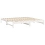 Removable sofa bed solid white pine wood 2x(100x200) cm by vidaXL, Beds and slatted bases - Ref: Foro24-823400, Price: 132,53...
