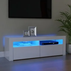 TV stand with bright white LED lights 120x35x40 cm by vidaXL, TV Furniture - Ref: Foro24-804316, Price: 81,70 €, Discount: %