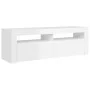 TV-Möbel mit hellen weißen LED-Leuchten 120x35x40 cm von vidaXL, TV-Möbel - Ref: Foro24-804316, Preis: 81,70 €, Rabatt: %