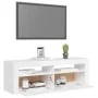 TV-Möbel mit hellen weißen LED-Leuchten 120x35x40 cm von vidaXL, TV-Möbel - Ref: Foro24-804316, Preis: 81,70 €, Rabatt: %