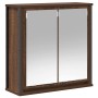 Juego de muebles de baño 5 pcs Marrón 76.5 x 35 x 95 cm