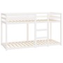 Etagenbett aus massivem weißem Kiefernholz, 75 x 190 cm von vidaXL, Betten und Lattenroste - Ref: Foro24-821660, Preis: 145,0...