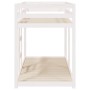 Litera de madera maciza de pino blanco 75x190 cm de vidaXL, Camas y somieres - Ref: Foro24-821660, Precio: 144,16 €, Descuent...