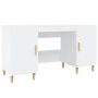 Escritorio de madera contrachapada blanco 140x50x75 cm de vidaXL, Escritorios - Ref: Foro24-812762, Precio: 123,09 €, Descuen...
