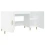 Weißer Sperrholzschreibtisch 140x50x75 cm von vidaXL, Schreibtische - Ref: Foro24-812762, Preis: 114,87 €, Rabatt: %