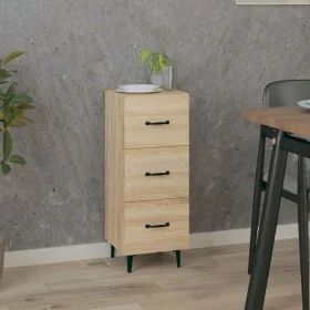 Sonoma oak plywood sideboard 34.5x34x90 cm by vidaXL, Sideboards - Ref: Foro24-812351, Price: 59,64 €, Discount: %