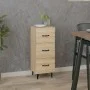 Sideboard aus Sonoma-Eichensperrholz, 34,5 x 34 x 90 cm von vidaXL, Sideboards - Ref: Foro24-812351, Preis: 59,64 €, Rabatt: %