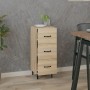Sideboard aus Sonoma-Eichensperrholz, 34,5 x 34 x 90 cm von vidaXL, Sideboards - Ref: Foro24-812351, Preis: 60,37 €, Rabatt: %