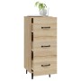 Sideboard aus Sonoma-Eichensperrholz, 34,5 x 34 x 90 cm von vidaXL, Sideboards - Ref: Foro24-812351, Preis: 60,37 €, Rabatt: %