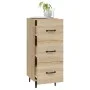 Sideboard aus Sonoma-Eichensperrholz, 34,5 x 34 x 90 cm von vidaXL, Sideboards - Ref: Foro24-812351, Preis: 59,64 €, Rabatt: %