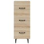 Sideboard aus Sonoma-Eichensperrholz, 34,5 x 34 x 90 cm von vidaXL, Sideboards - Ref: Foro24-812351, Preis: 60,37 €, Rabatt: %