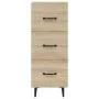 Sideboard aus Sonoma-Eichensperrholz, 34,5 x 34 x 90 cm von vidaXL, Sideboards - Ref: Foro24-812351, Preis: 59,64 €, Rabatt: %