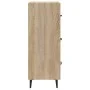 Sideboard aus Sonoma-Eichensperrholz, 34,5 x 34 x 90 cm von vidaXL, Sideboards - Ref: Foro24-812351, Preis: 59,64 €, Rabatt: %