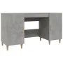 Escritorio de madera contrachapada gris hormigón 140x50x75 cm de vidaXL, Escritorios - Ref: Foro24-812766, Precio: 102,49 €, ...