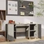 Escritorio de madera contrachapada gris hormigón 140x50x75 cm de vidaXL, Escritorios - Ref: Foro24-812766, Precio: 102,49 €, ...