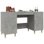 Betongrauer Sperrholzschreibtisch 140x50x75 cm von vidaXL, Schreibtische - Ref: Foro24-812766, Preis: 103,75 €, Rabatt: %