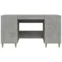 Escritorio de madera contrachapada gris hormigón 140x50x75 cm de vidaXL, Escritorios - Ref: Foro24-812766, Precio: 102,49 €, ...