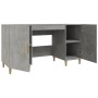 Betongrauer Sperrholzschreibtisch 140x50x75 cm von vidaXL, Schreibtische - Ref: Foro24-812766, Preis: 103,75 €, Rabatt: %