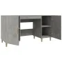Escritorio de madera contrachapada gris hormigón 140x50x75 cm de vidaXL, Escritorios - Ref: Foro24-812766, Precio: 102,49 €, ...